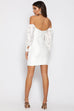 Natalia white mini dress