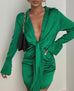 Ruby green shirt dress