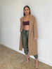 Chantelle khaki pu leather pants
