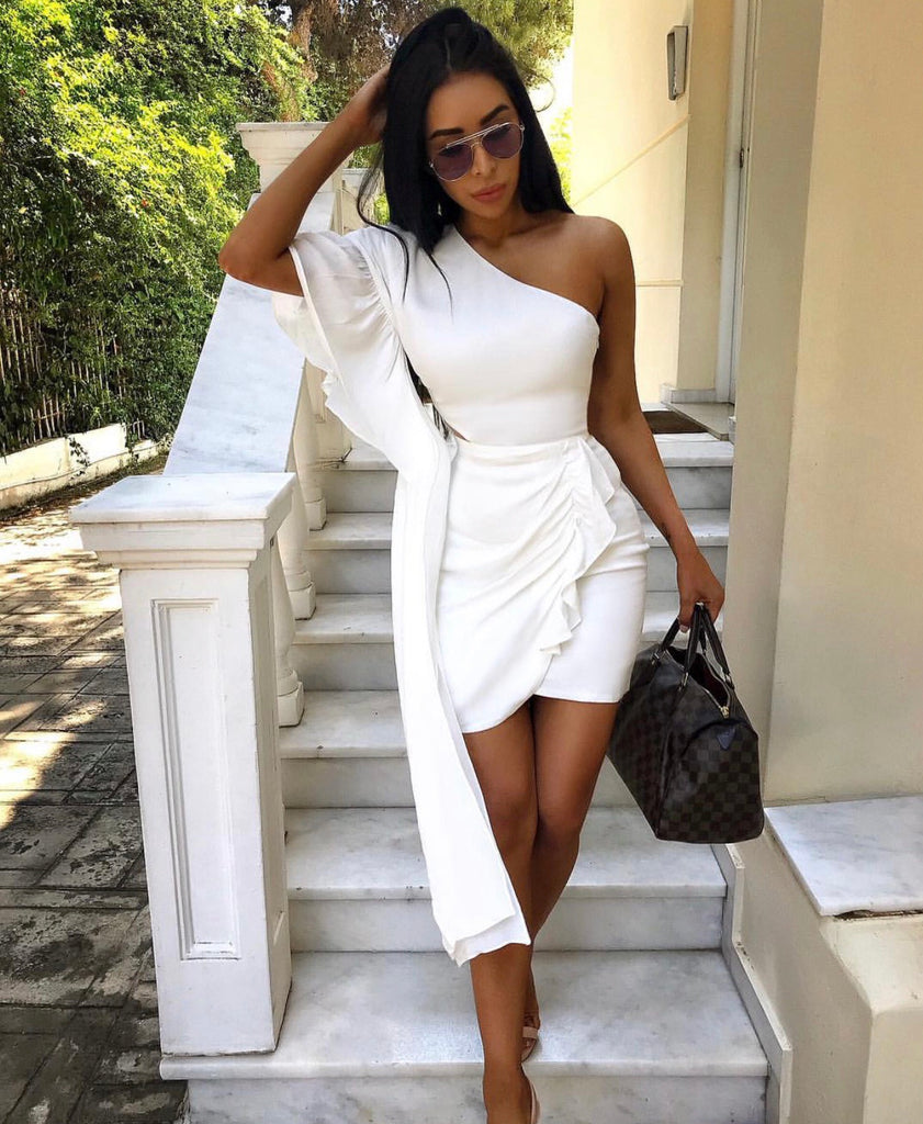 Lemonade white dress