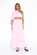 Matilda pink maxi skirt