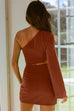 Ava copper mini dress