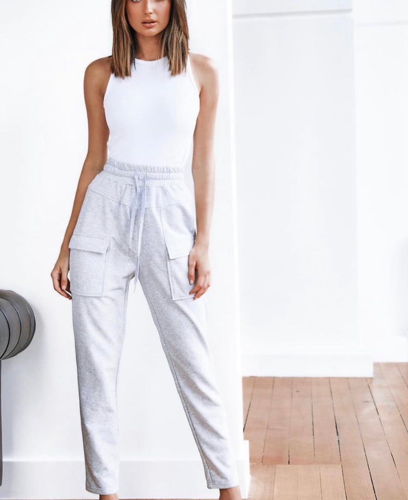 Jaida white tank top