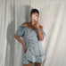Amari blue denim dress