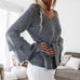 Jenna Grey V Knit
