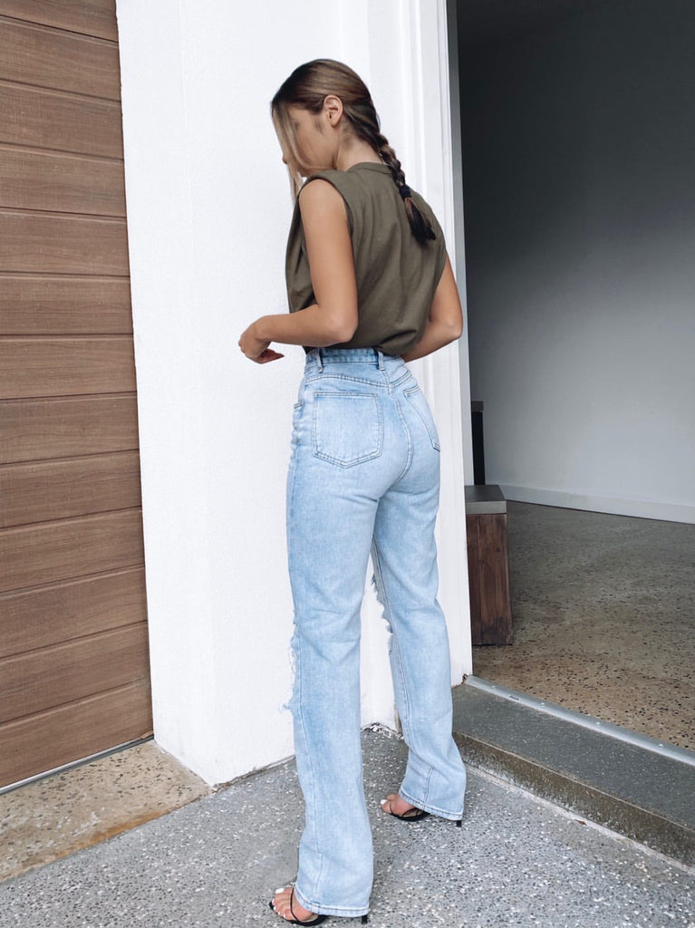 Chantelle khaki tank top