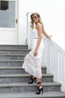 True love white lace dress