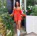 Lottie rust dress