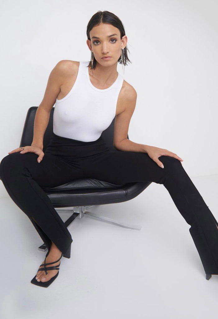 Jaida white tank top