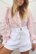 Knowles pink blouse