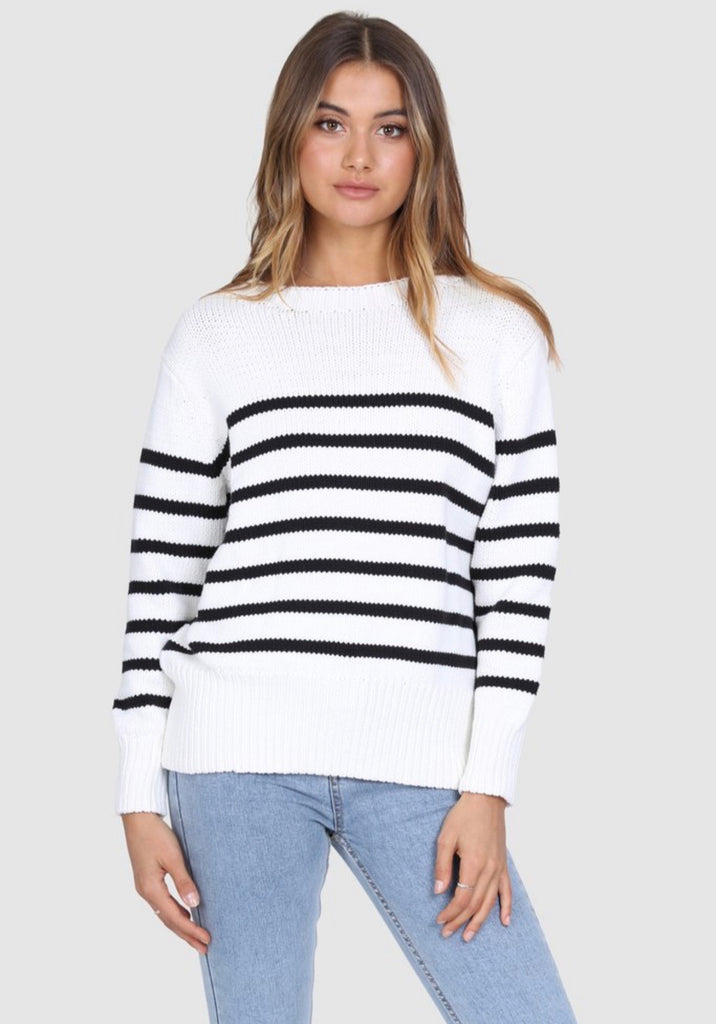 Evelyn stripe knit