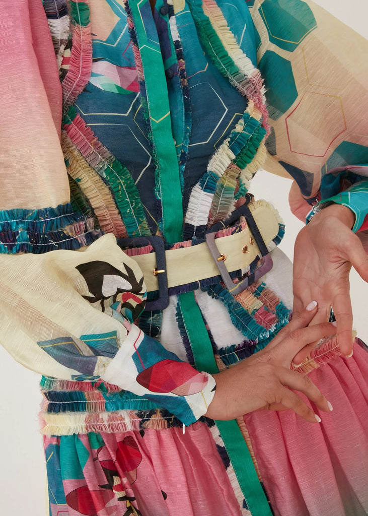 Queen bee bright bee maxi dress