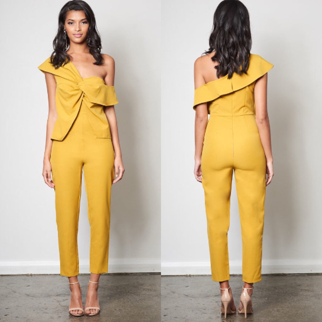 Lee mustard jumpsuit