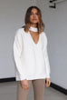Frida white knit