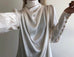 Lexi pearl silk shirt
