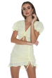 Ditsy lemon dress