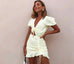 Ditsy lemon dress