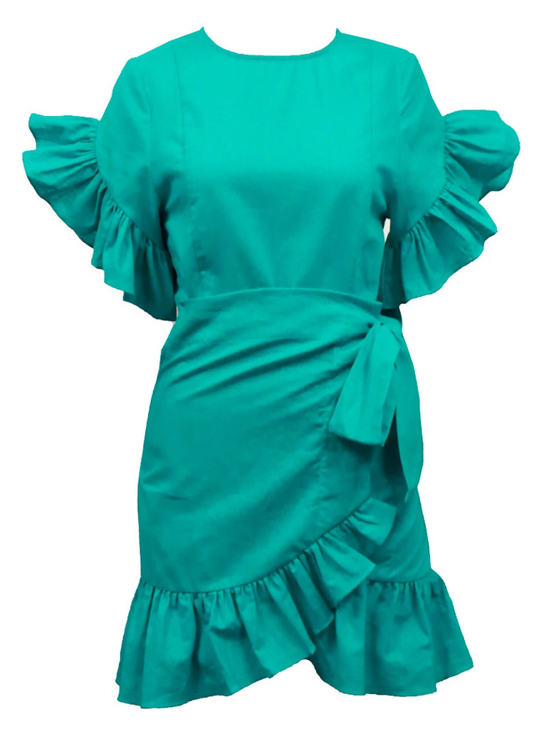 Georgie turquoise dress