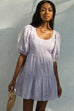 Knowles babydoll lilac dress