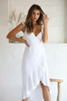 Marni white wrap maxi dress