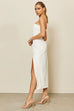 Bewitched white midi dress