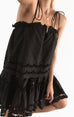 Alannah black top and skirt