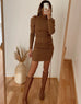 Mia bronze knit dress