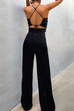 Jordina black knit top and pants (sold as separates)