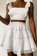 Isabelle white top and skirt (sold as seperates)