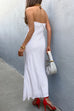Leila white rayon dress