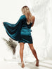 Moon walk emerald dress