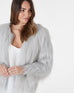 Tess light grey faux fur jacket