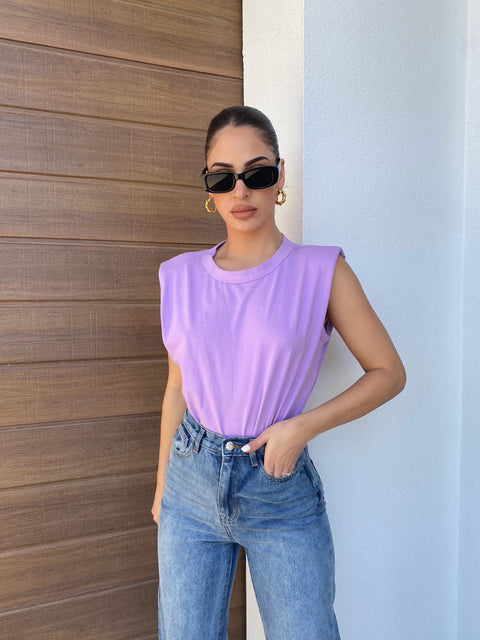 Chantelle purple tank top