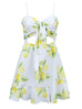 Cable lemon print dress