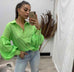 Dreaming lime blouse