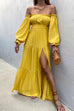 Loreli yellow maxi dress