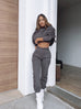 Raye charcoal grey hoodie and track pant (sold as separates)