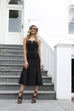Gigi Black Strapless Dress
