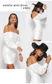 Natalia white mini dress