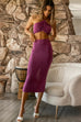 On demand grape top and skirt (sold as separates)