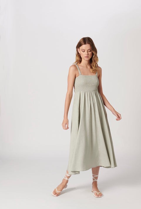 Soul of sunshine sage dress