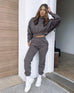 Raye charcoal grey hoodie and track pant (sold as separates)