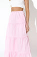 Matilda pink maxi skirt