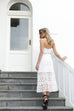 True love white lace dress