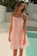 Knowles pink swing dress